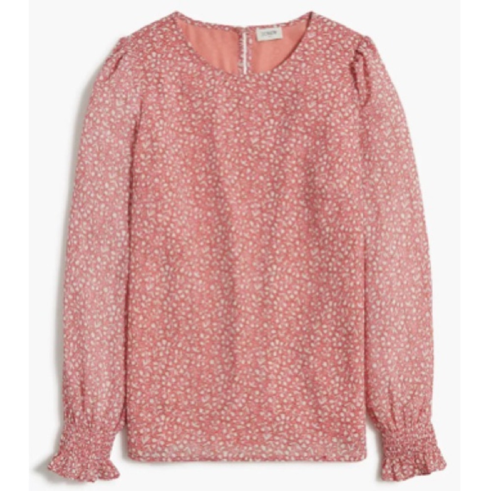 NWT J.Crew Factory Top XL in Pink & Ivory